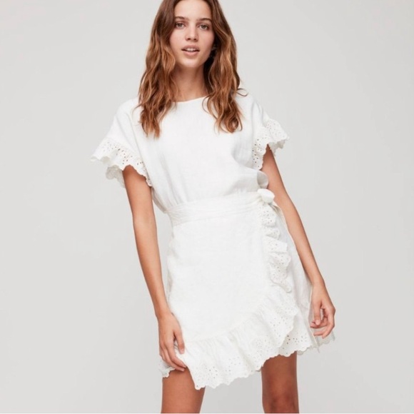 Aritzia Wilfred La Boheme Ninette new linen casual summer boho Dress Size XXS, M - Picture 7 of 16